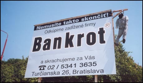 Bankrot ako príprava na samovraždu